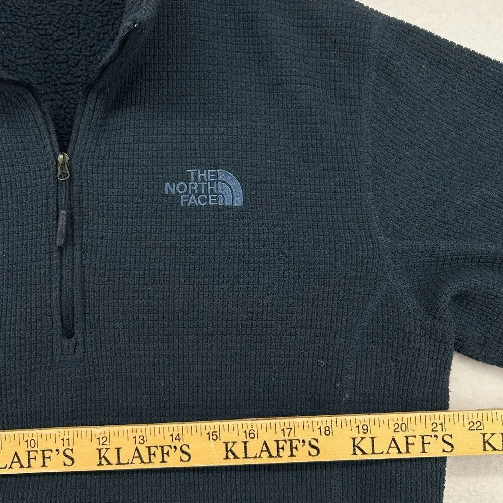 THE NORTH FACE Sweatshirt Mens M SDS Grid Fleece Jacket 1/2 Zip Pullover Blue